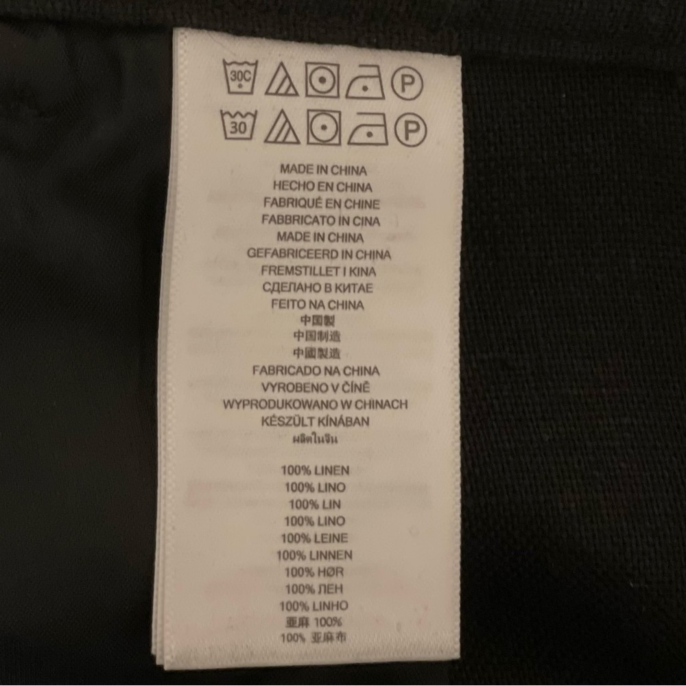 Michael Kors linen straight cut pants - Picture 7 of 7